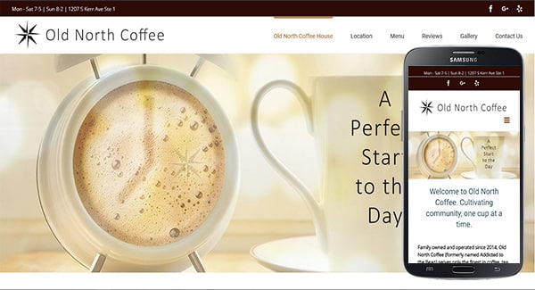 Web Design Project - Old North Coffee